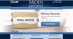 Desktop Screenshot of bankruptcylawminneapolis.com